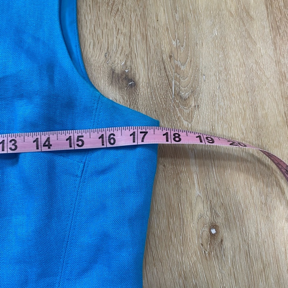 Talbots Linen Sheath Dress Size 4 - Picture 10 of 12